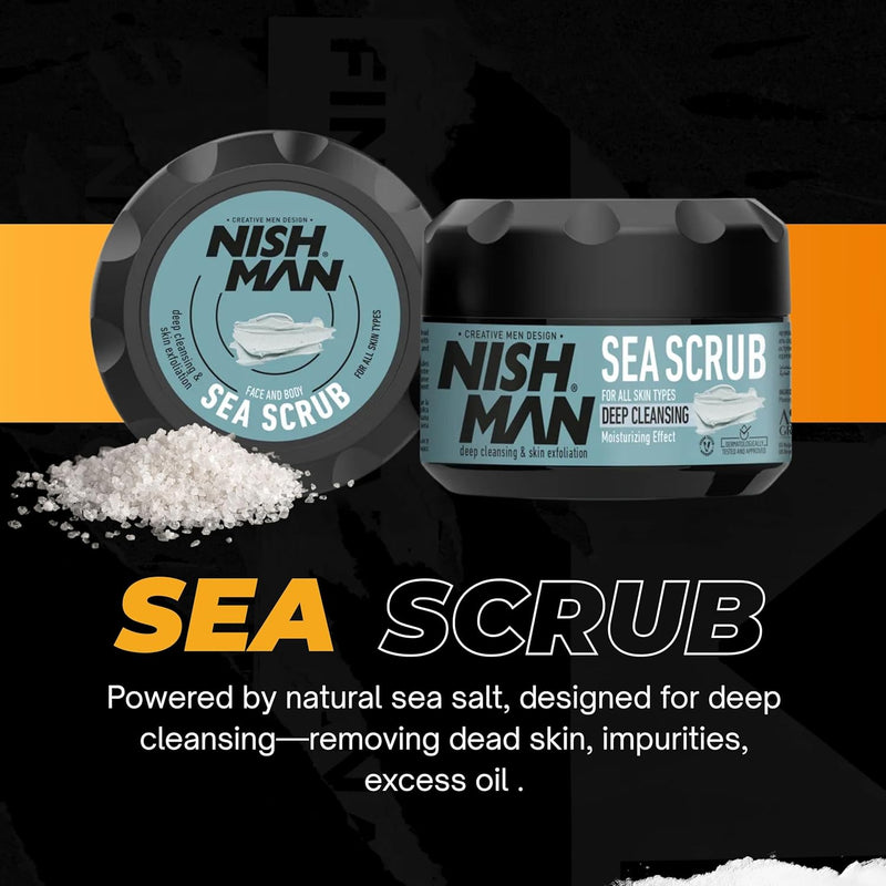 Nishman Exofliating Face & Skin Scrub (300ml/10.14oz)