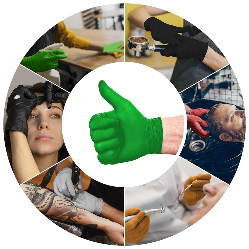 L3VEL3 Professional Nitrile Gloves 100pk - Lime