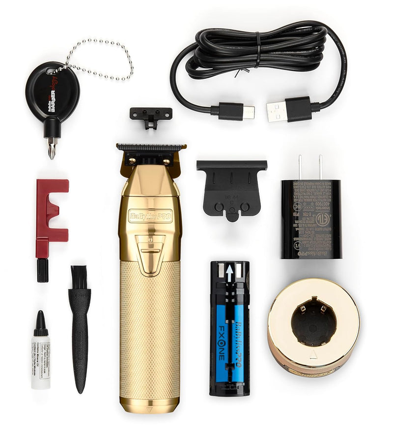 BaBylissPRO FXONE  GoldFX Clipper (FX899G), Trimmer (FX799G) & Shaver (FX79FSG) Bundle