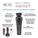 StyleCraft Instinct Metal Edition Cordless Trimmer w/ IN2 Vector Motor & Intuitive Torque Control (SC410M)