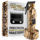 Cocco Hyper Veloce Pro Cordless Clipper w/ Digital Gap Ambassador Graphene Taper Blade + Charging Stand - Limited Edition Camo (CHVPC-CAMO)