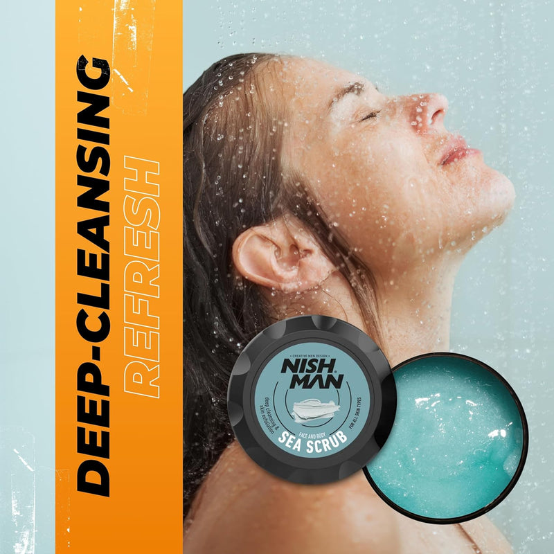 Nishman Exofliating Face & Skin Scrub (300ml/10.14oz)