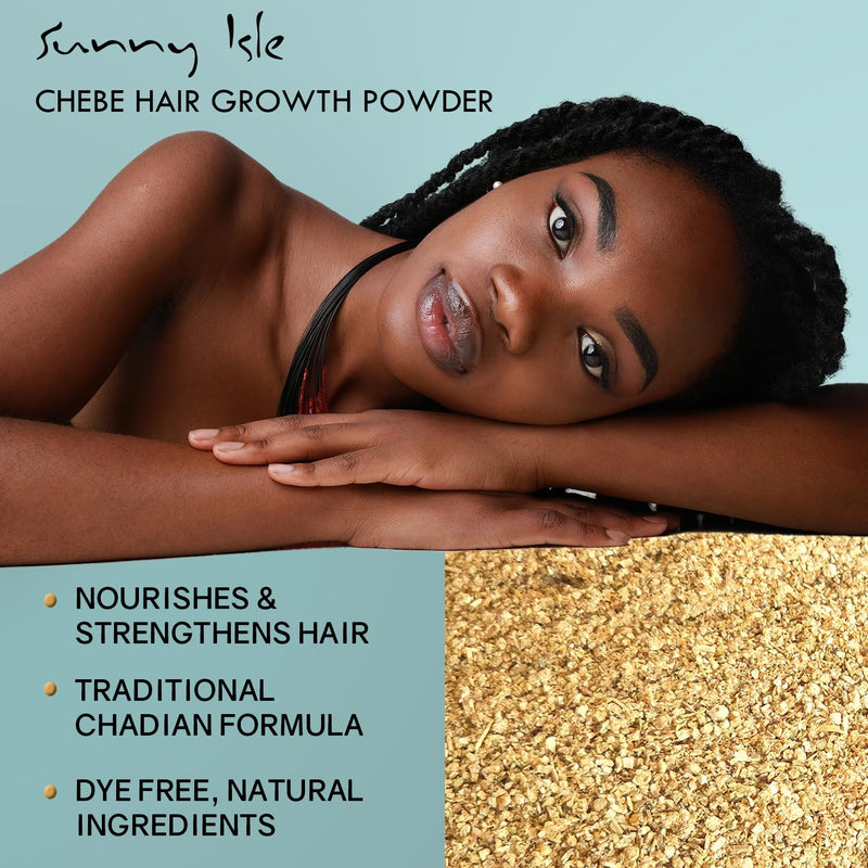 Sunny Isle Pure Chebe Intensive Repair Hair Mask w/ Pure Chebe Powder & Jamaican Black Castor Oil (473.176ml/16oz)