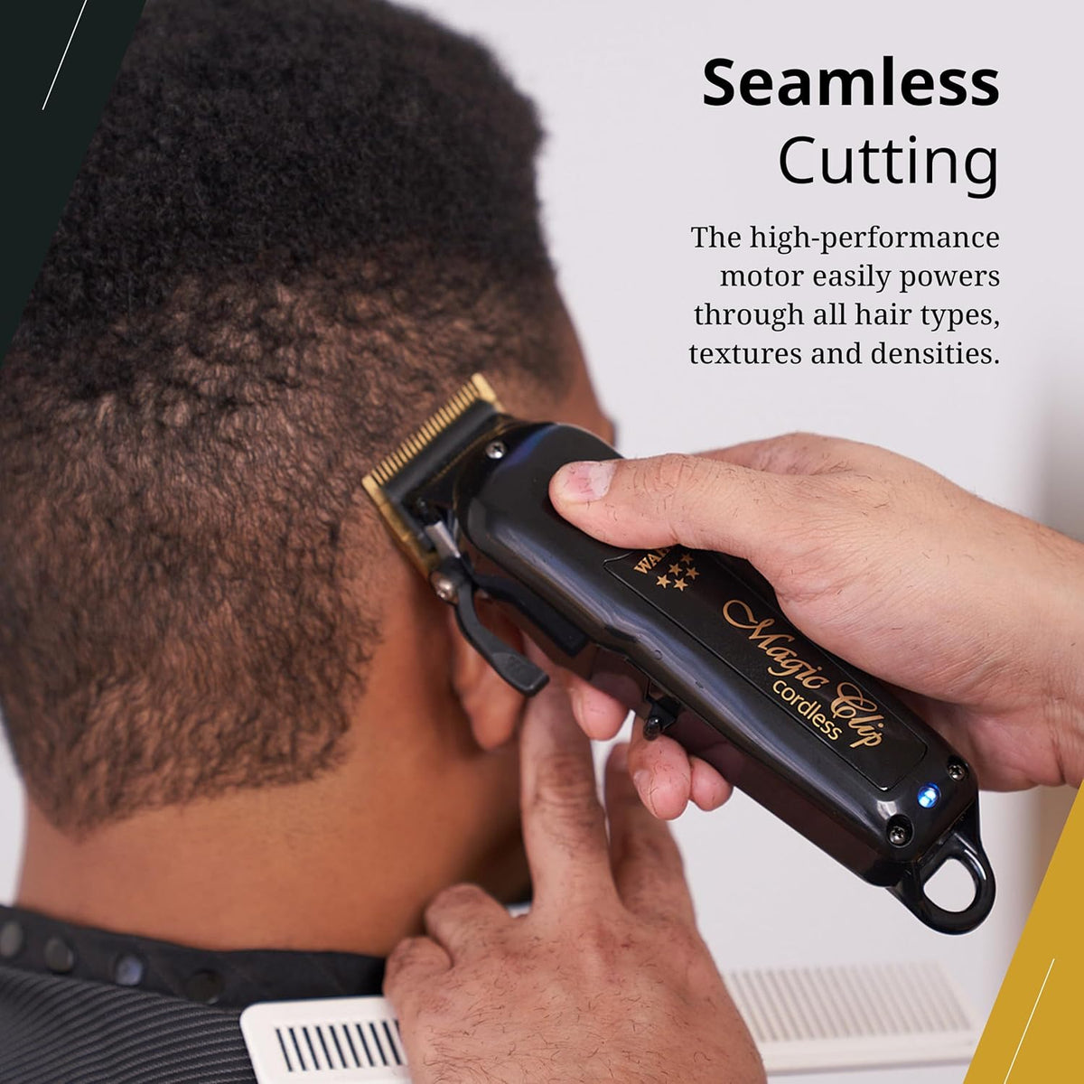 WAHL MagicClip Clipper&Detailer ブラック@,~@ Wahl Professional Cordless Magic Clip Clipper & Detailer