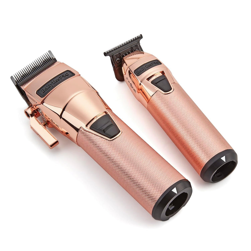 BaBylissPRO FXONE Rose Gold Clipper & Trimmer Bundle - Tools Only (FX1CTRGTO)