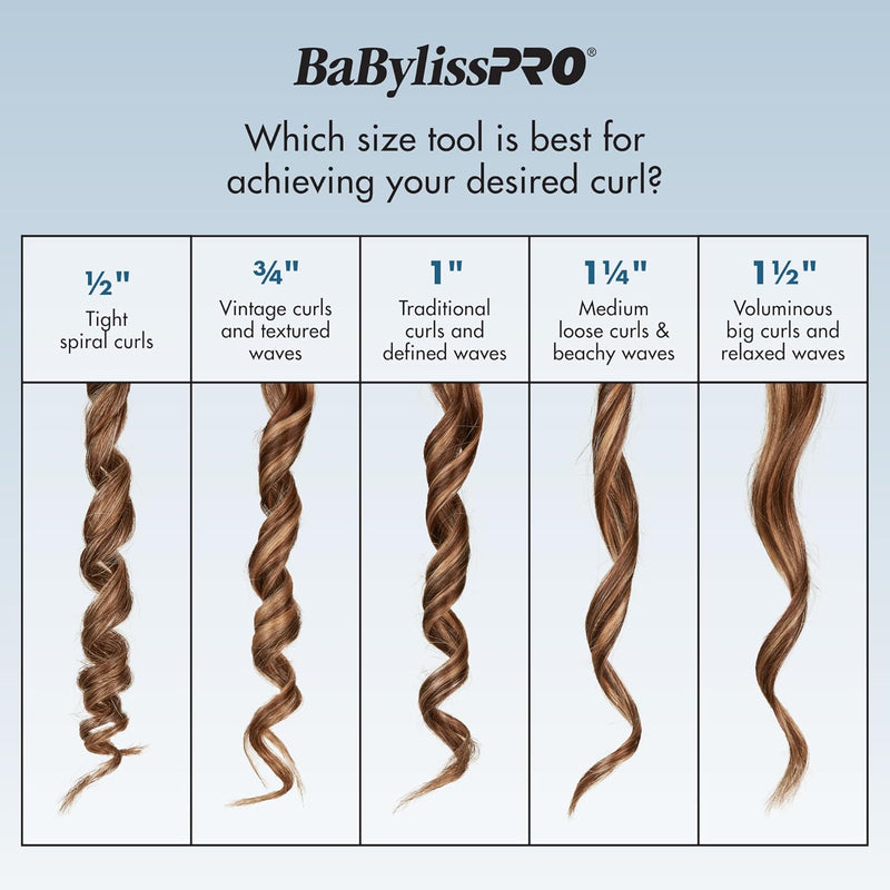 BaBylissPRO Nano Titanium Extended Barrel Curling Iron