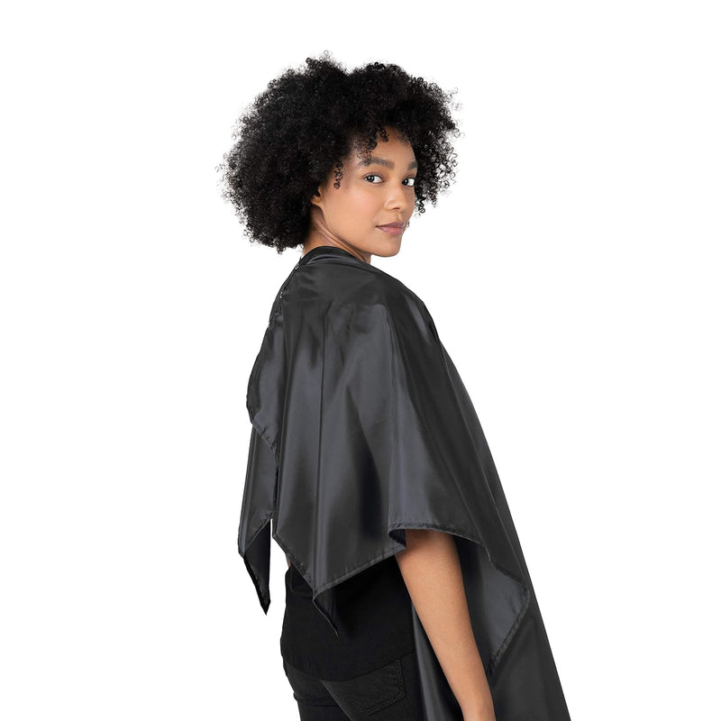 Betty Dain Black Whisper Touch-and-Close Styling Cape