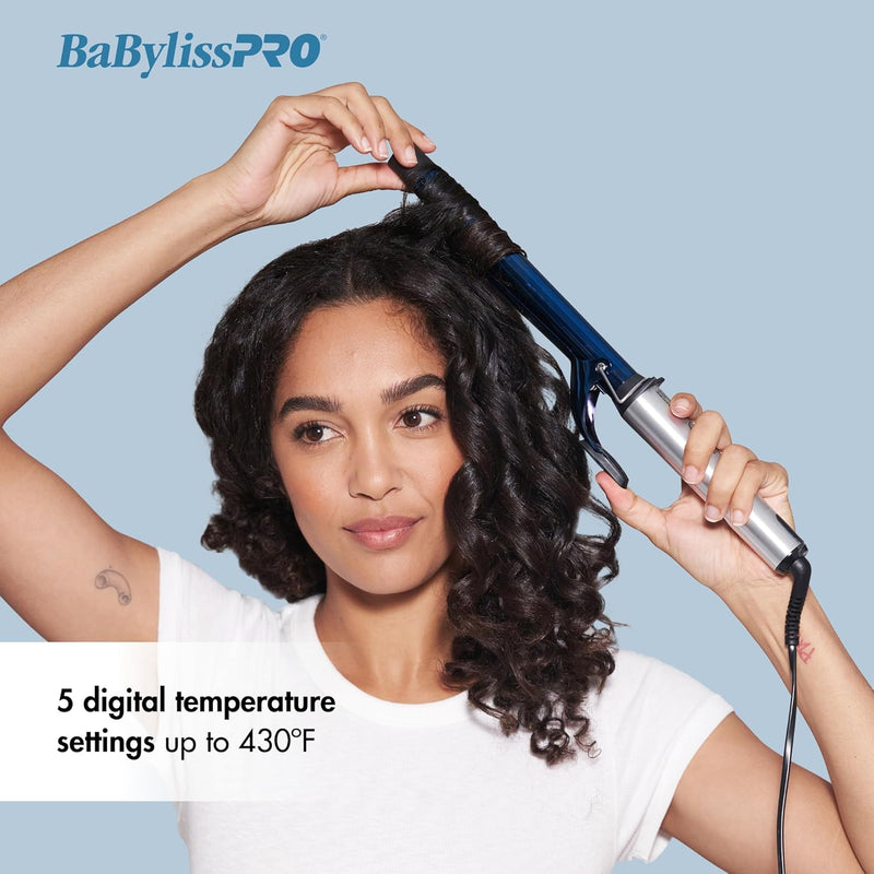 BaBylissPRO Nano Titanium Extended Barrel Curling Iron