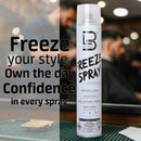 L3VEL3 Freeze Hair Spray can with black cap and white label