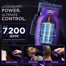 StyleCraft Purple Reign EON Digital Brushless Cordless Clipper & Trimmer Bundle (SC620P + SC422P)