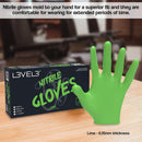 L3VEL3 Professional Nitrile Gloves 100pk - Lime