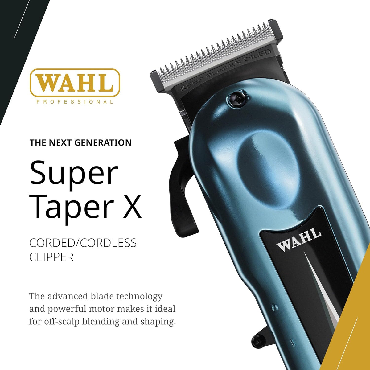 WAHL SUPER TAPER コードレスタイプ Wahl Super Taper X Clipper | Clippers | Boss Beauty Supply
