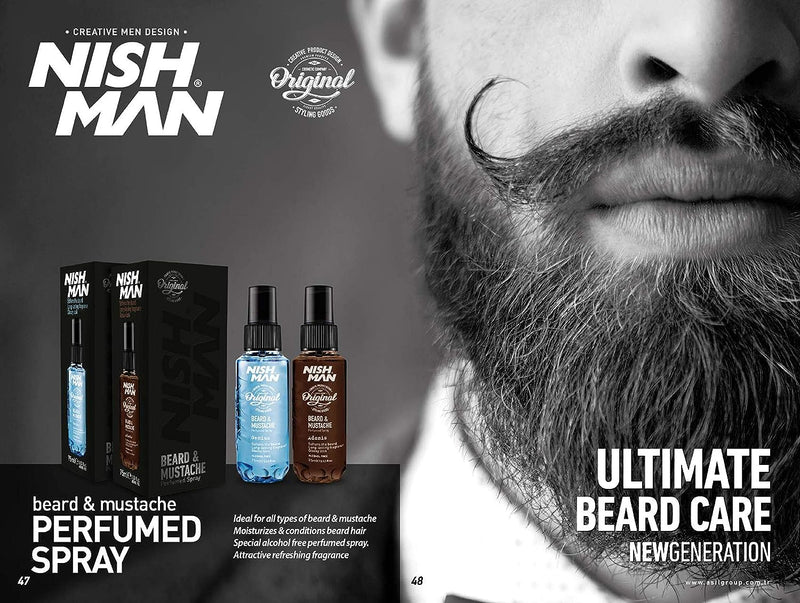 Nishman Beard & Mustache Perfume Spray (75ml/2.5oz)