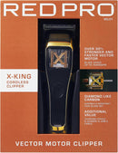 Red PRO X-King Vector Cordless Clipper