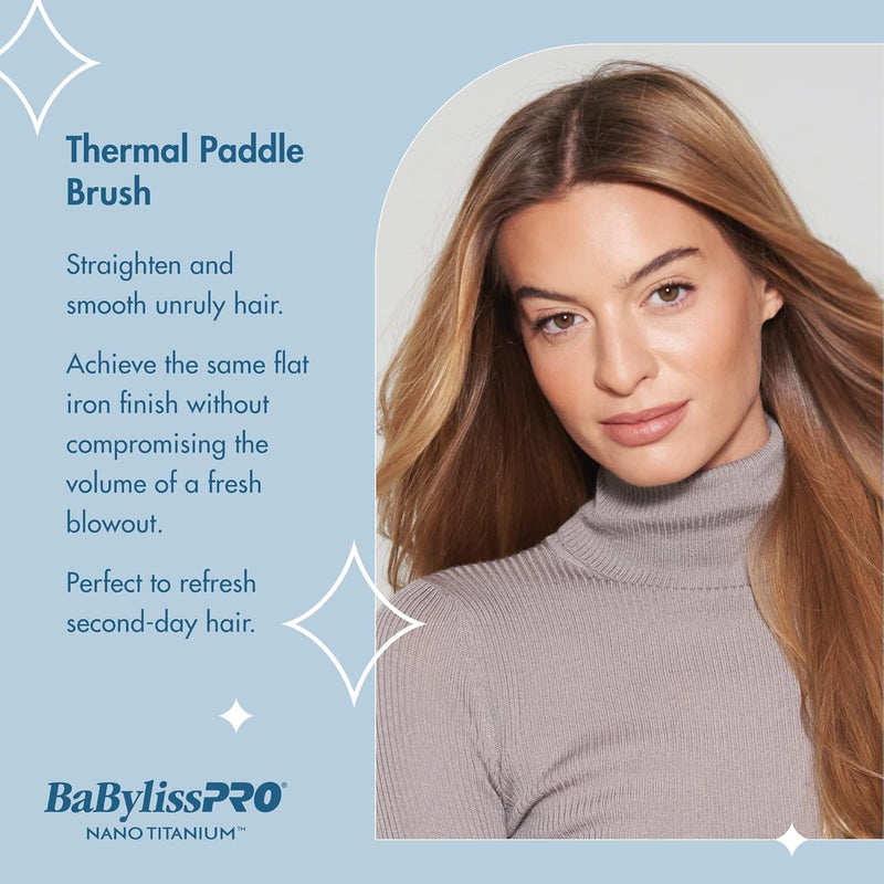 BaBylissPRO Nano Titanium Ionic Thermal Paddle Brush (BNTPB1UC)
