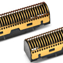 Gamma+ Replacement Forged Gold Titanium Cutters for Absolute Zero & Cordless Prodigy Shaver (GPGRCAZWP)