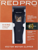 Red PRO X-King Vector Cordless Clipper