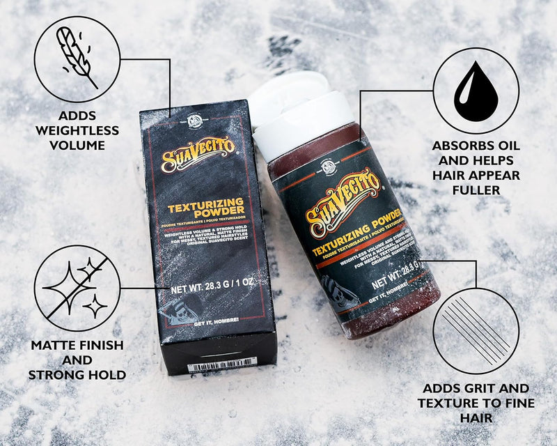 Suavecito Texturizing Matte Hair Powder (1oz/28.3g)