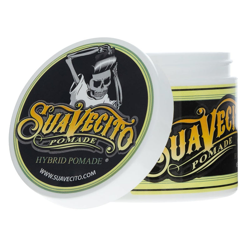 Suavecito High Shine Medium Hold Hybrid Pomade (4oz/113g)