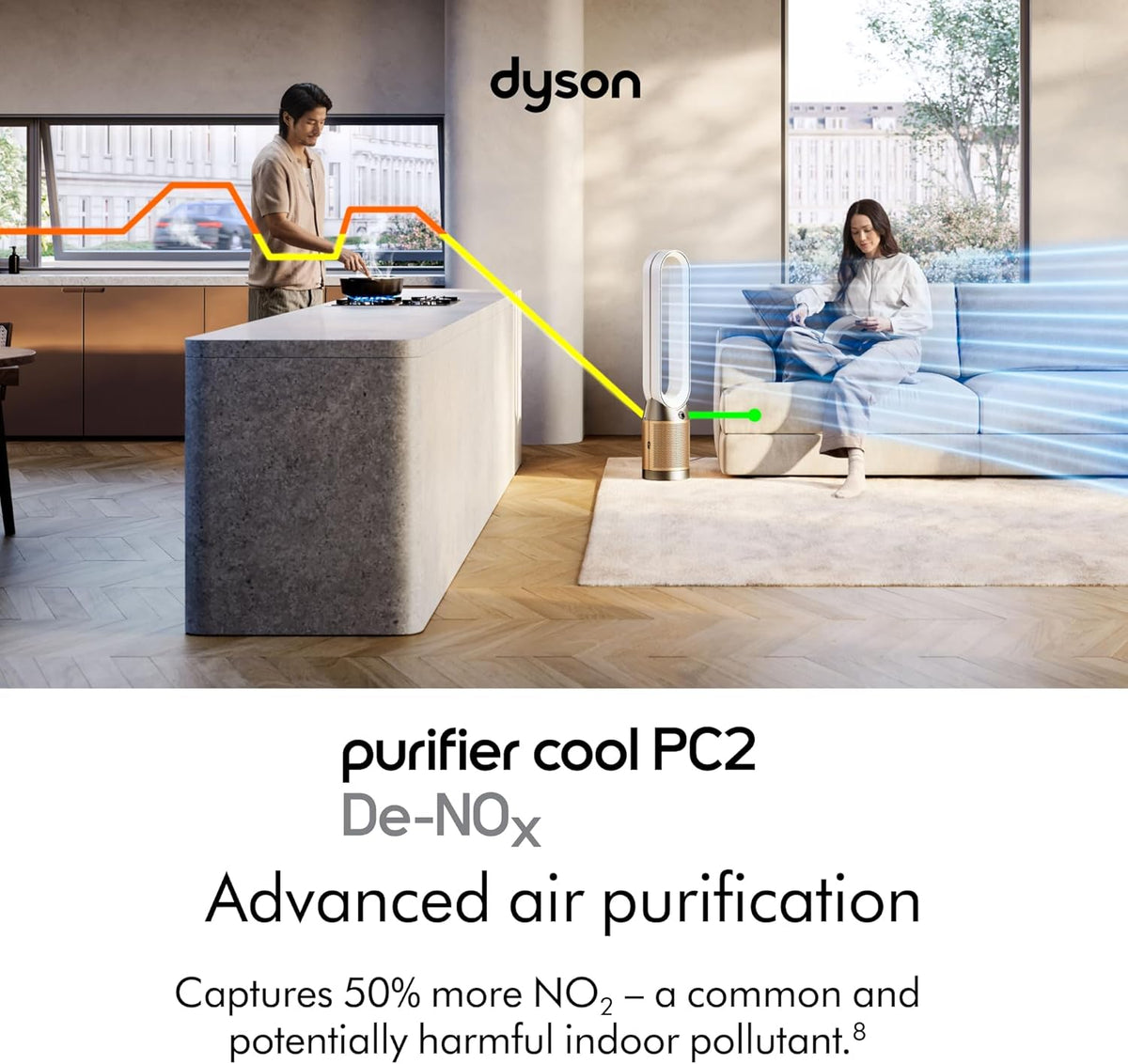 Dyson De-NOx Cool PC2 Purifier