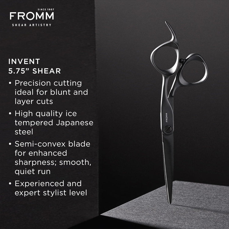 FROMM Invent 5.75"  Gunmetal Hair Cutting Shear