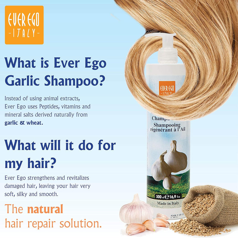 Ever Ego Italy Repairing Garlic Shampoo