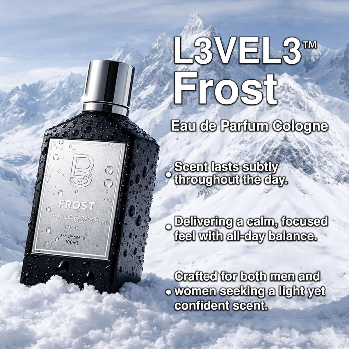 L3VEL3 Eau de Parfum Cologne (100ml/3.38oz)