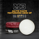 Nishman M3 Matte Texturizing Medium Hold Mess up Hair Paste (100g)