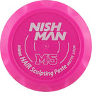 Nishman M5 Ultra Strong Hold No Shine Hair Sculpting Matte Fiber Paste (100ml/3.4oz)