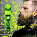 Stylecraft Absolute Hitter Custom Body Kit Spare Lids - Transparent Green & Grey Wood