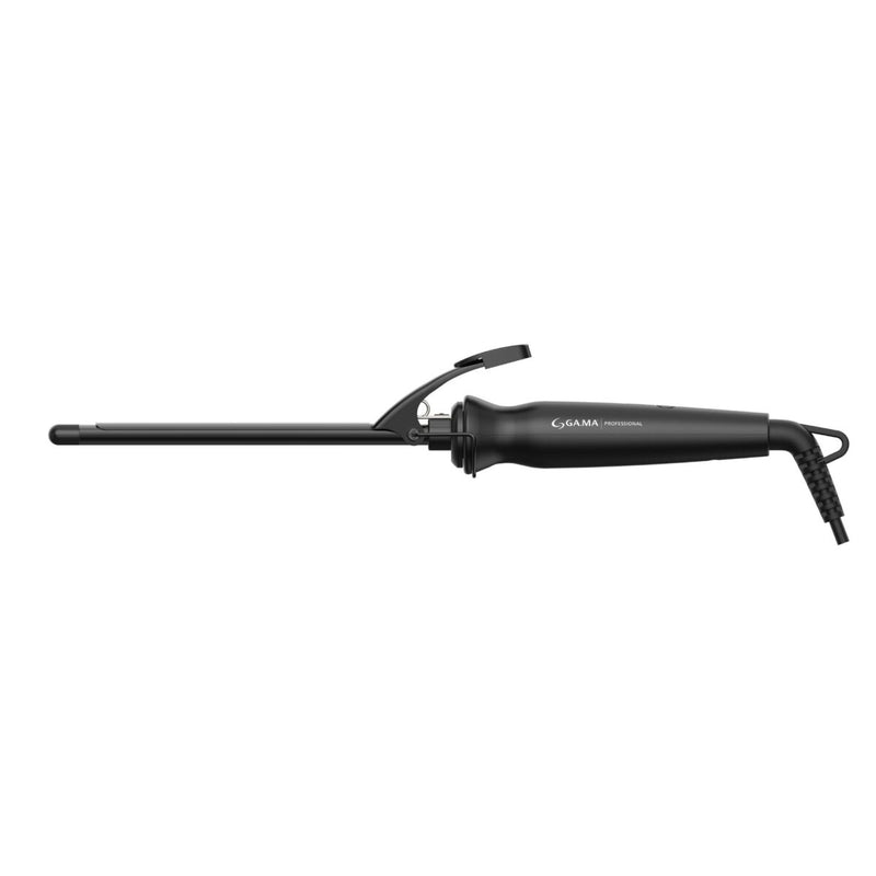 GAMA Italy Salon Curl Silk Chrome Titanium Curling Iron