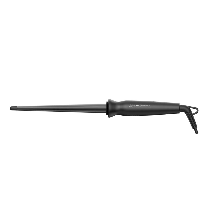 GAMA Italy Salon Curl Conic Silk Chrome Curling Iron - 3/8"