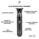 StyleCraft Ace Rechargeable Cordless Precision Hair Trimmer (SC404B)