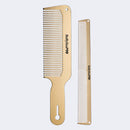 BaBylissPRO GoldFX Metal Barber Comb 2 piece Set