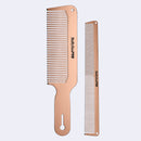 BaBylissPRO RoseFX Metal Barber Comb 2 piece Set