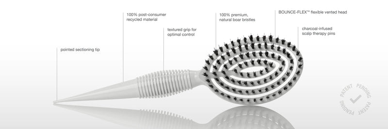 Arachne RootRevIV Charcoal Detox Hair Brush For All Hair Types