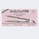 BaBylissPRO Limited Edition Nano Titanium Prima 3000 Stainless Steel Flat Iron - Pink (BNT3000TPK)