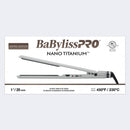 BaBylissPRO Limited Edition 1" Nano Titanium Ultra-Thin Flat Iron - Grey (BNT4072TGY)