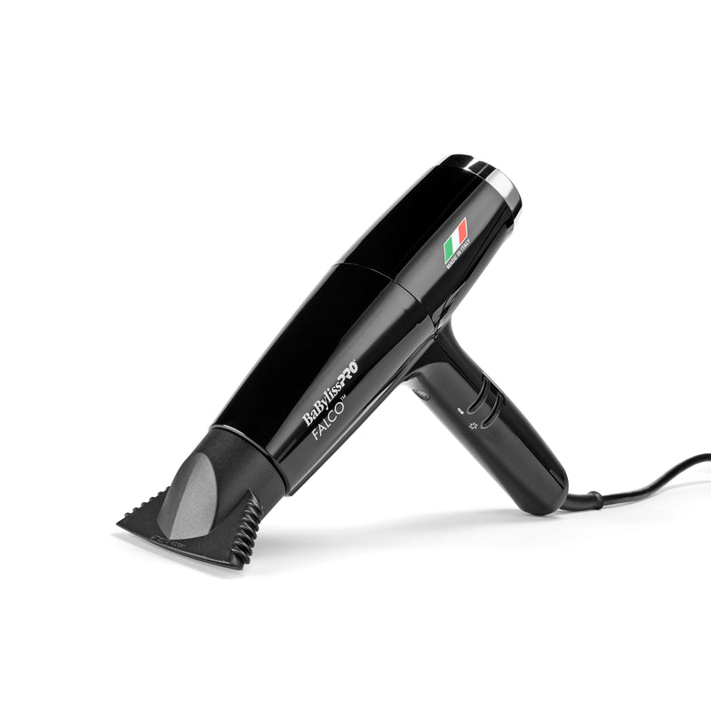 BaBylissPRO Nano Titanium Professional Italian High-Speed Falco Hair Dryer - Black (BNT8550B)