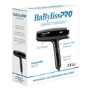 BaBylissPRO Nano Titanium Professional Italian High-Speed Falco Hair Dryer (BNT8550)