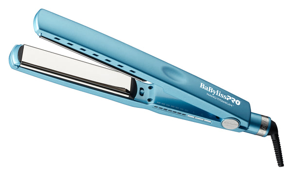 BaBylissPRO Nano Titanium Extended Ionic Flat Iron - 1 1/4" (BNT9091TXL)