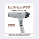 BaBylissPRO Limited Edition Nano Titanium High Speed Dual Ionic Hair Dryer - Grey (BNT9100GY)