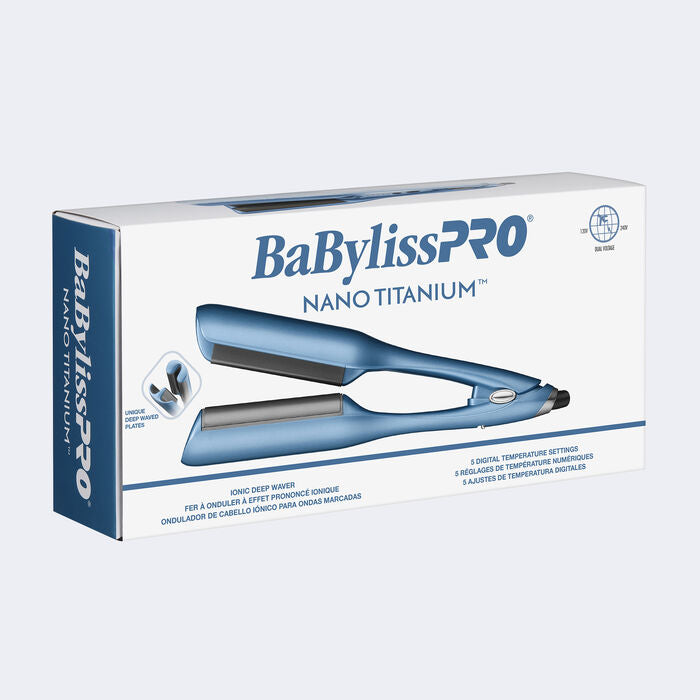 BaBylissPRO Nano Titanium Ionic Deep Waver (BNTDW01UC)