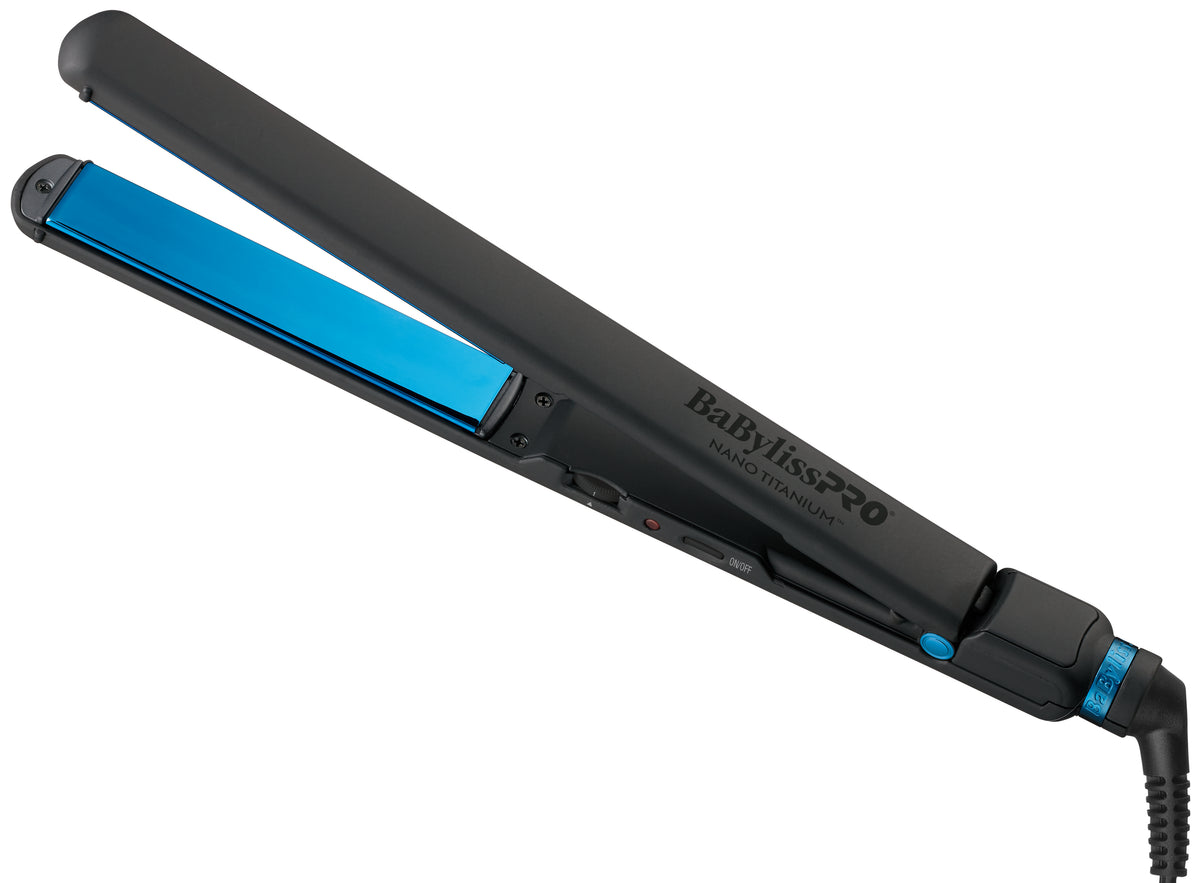 BaBylissPRO Limited Edition Nano Titanium Black & Blue Ultra-Thin Flat