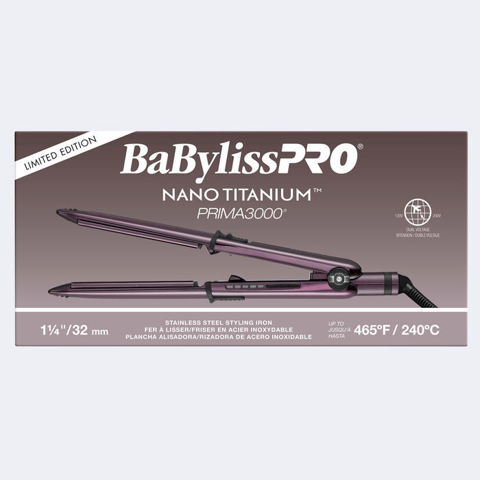 BaBylissPro Nano selling Titanium Prima3000 1-1/4