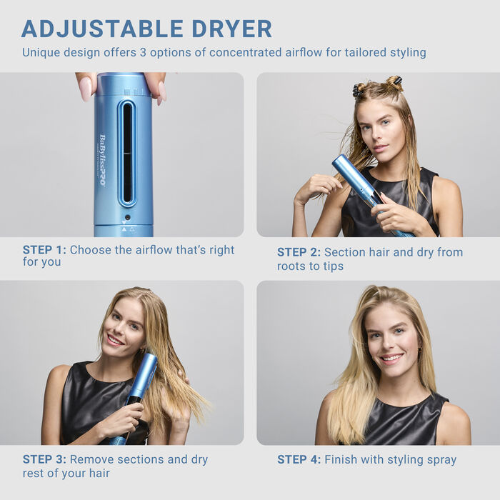 BaBylissPRO Nano Titanium StyleSwitch Ionic Mulit-Styler & Dryer (BNTSS-5PK)