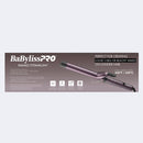 BaBylissPRO Nano Titanium extended barrel curling iron retail box with feature details