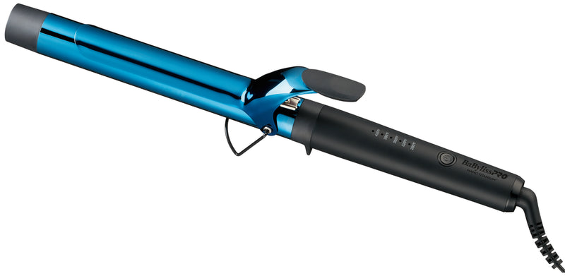BaByliss PRO Limited Edition Black & Blue Nano Titanium Extended Barrel Curling Iron - 1.25" (BNTWMB125XLUC)