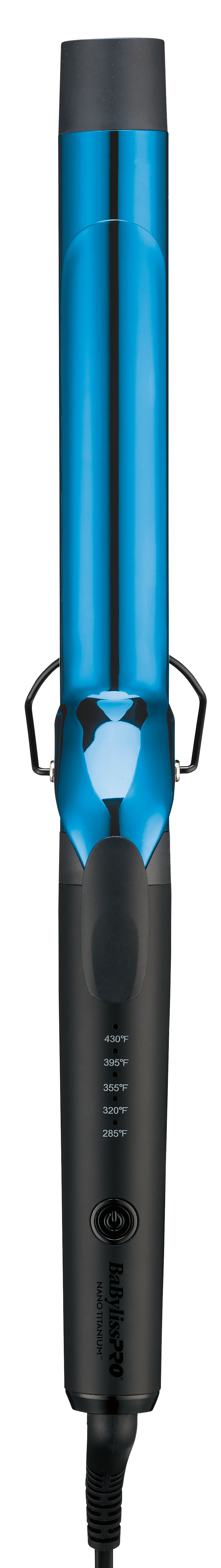 BaByliss PRO Limited Edition Black & Blue Nano Titanium Extended Barrel Curling Iron - 1.25" (BNTWMB125XLUC)