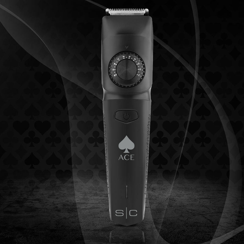 StyleCraft Ace Professional Cordless Beard Blender Trimmer w/ USB-Charging (SC413B)